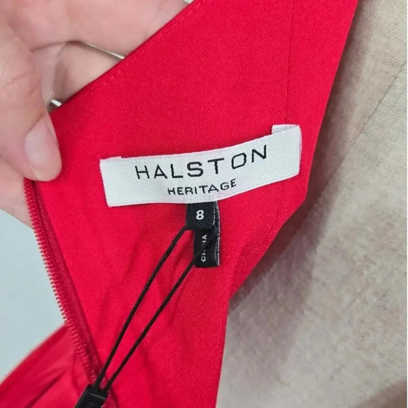 Nwt Halston Heritage Scarlett Meaghan Formal Gown size 8 - Picture 4 of 12